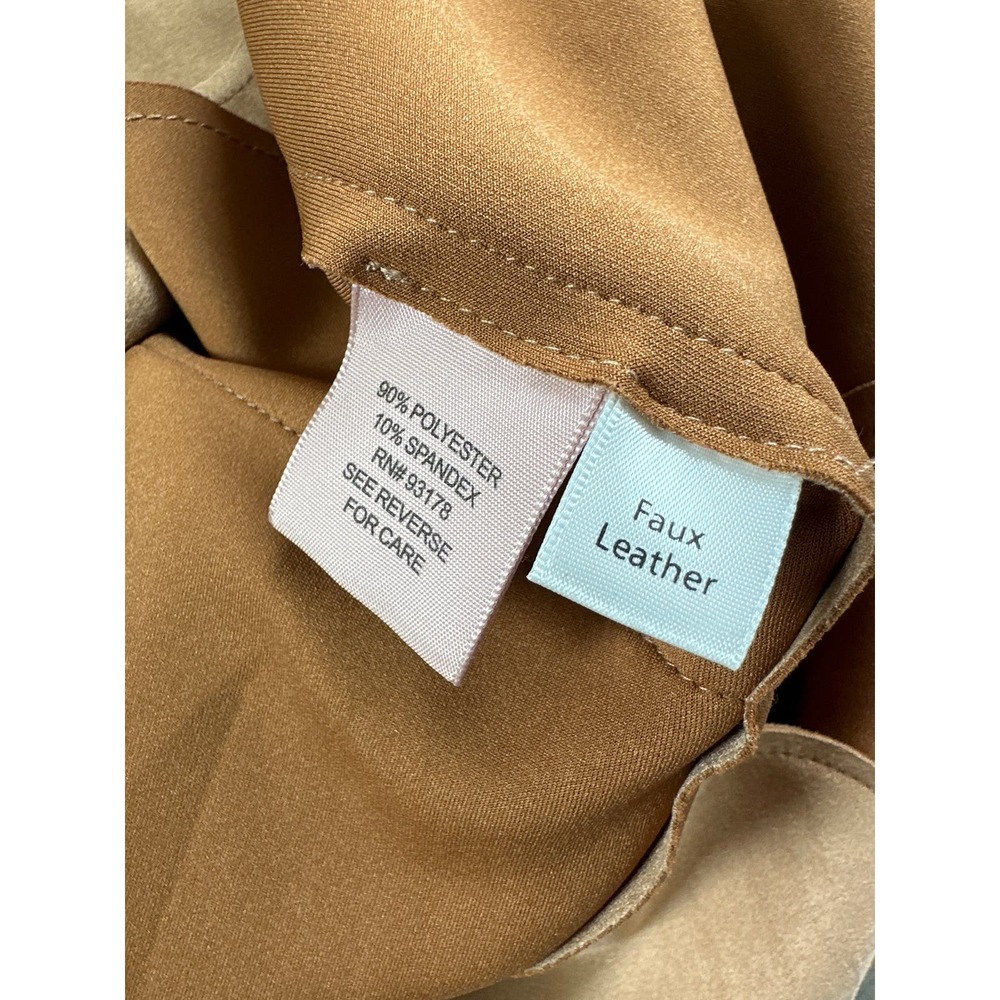 Philosophy Republic Faux Leather Jacket in Cedar Size Medium - Picture 7 of 9